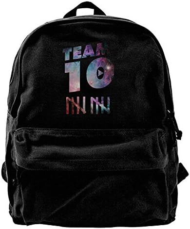 Harrison Begum Jack Paul Canvas Shoulder Backpack Best Graphic Jogging Backpack For Men &amp; Women Teens College Travel Daypack Black