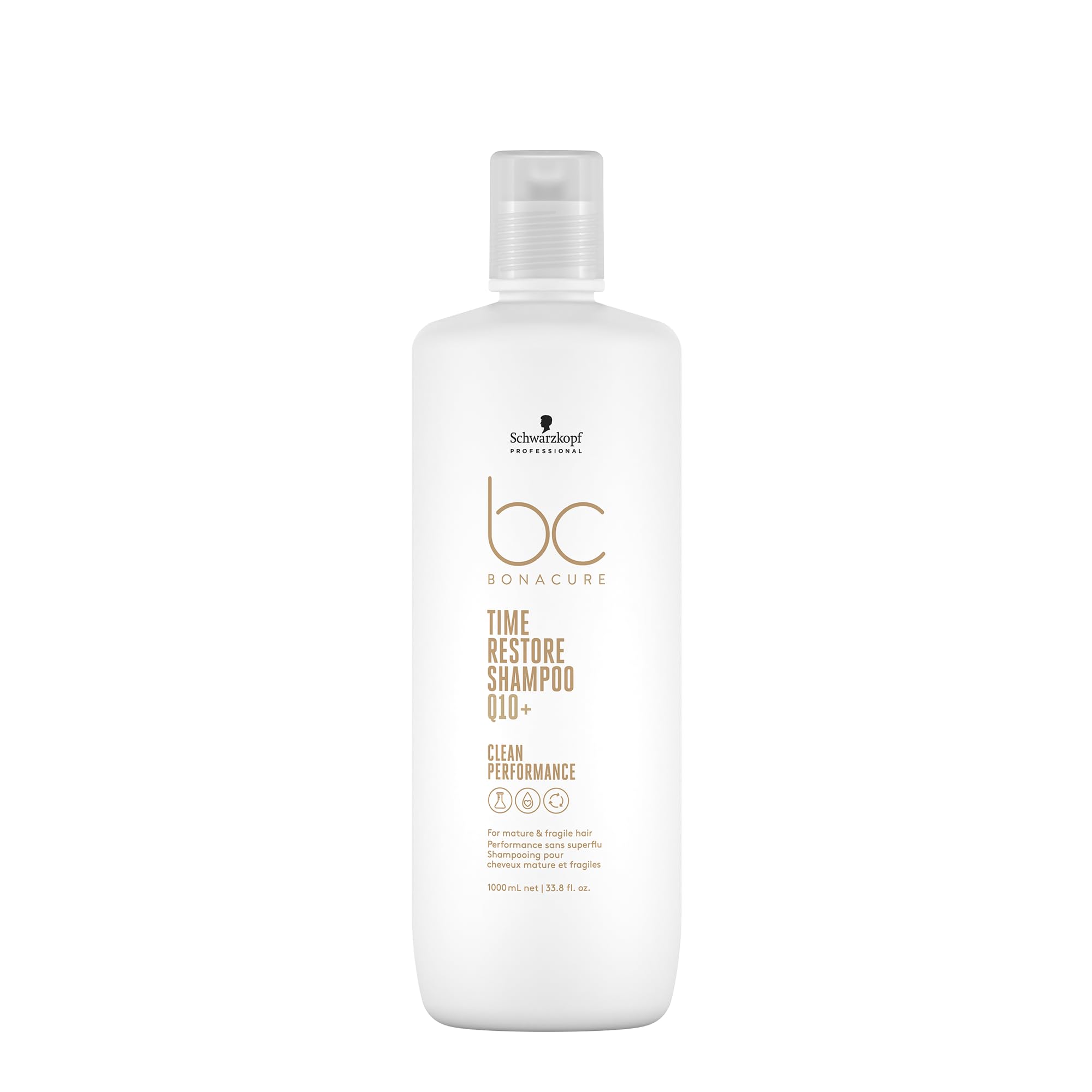 Schwarzkopf Professional Bonacure Q10 Time Restore Ageless Micellar Shampoo, 1000 ml