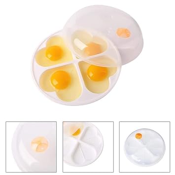 Asleak - Huevera de plástico al vapor resistente a altas ...