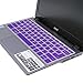 Best Acer Chromebook Keyboard Cover Ergonomic Silicone Protector Laptop Accessory Cool Colors Fits Acer Chromebooks 11.6” Eco-Friendly & Hygienic by Casiii Plum Purple ( NOT for new 2016 Chromebook)