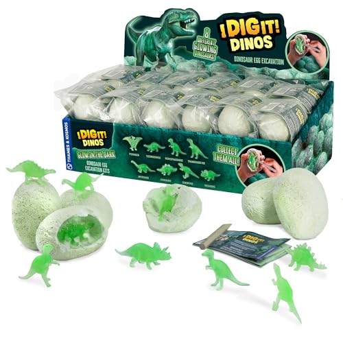 Thames & Kosmos I Dig It! Glow-in-the-Dark Dinosaur Egg Excavation Gift Set | 2…