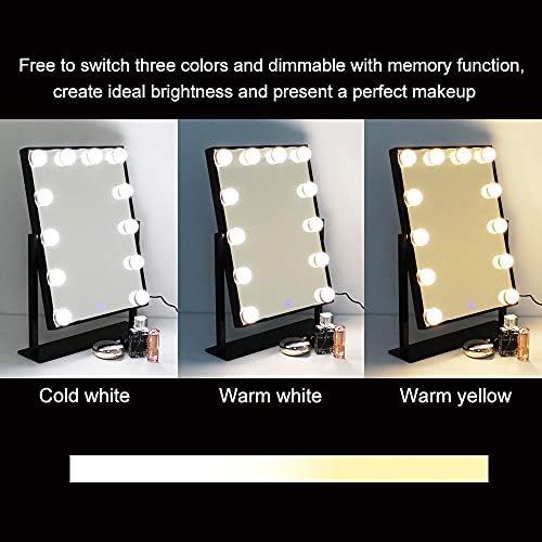 Chende Lighted Vanity Mirror with 3 Different Lighting Settings