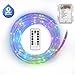 Colored LED Twinkle Rope Light Battery Operated, Greenclick 120 LEDs Neon Decorations Outdoor Light With Romote Timer Waterproof 45Ft 8 Mode String Lights For Patio, Yard, Parties, Wedding, Xmas