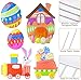 Jumbo Easter Yard Signs Easter Outdoor Decoration with Egg and Bunny, Pack of 8, Double-sided Printing