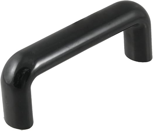 Armario de cocina armario puerta plástico tirador negro 120 mm 4.7