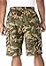 Kingsize Men's Big & Tall Fleece Cargo Shorts, Heather Charcoal Big-5Xl
