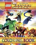 Lego Marvel & DC Super Heroes: Coloring Book For Kids