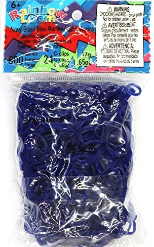 Rainbow Loom Navy Blue Jelly Rubber Bands