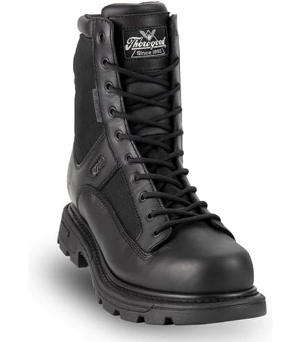 Thorogood Deuce 8 Side Zip Tactical Boots Waterproof Black Mens 7 Womens 9 Amazon.com: Thorogood Deuce 8” Waterproof Side-Zip Black  main image 2
