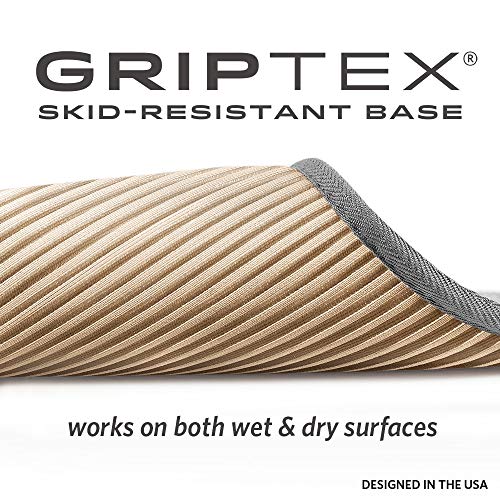 MICRODRY Memory Foam HD Modular Bath Mats 3Piece Set with GripTex Skid