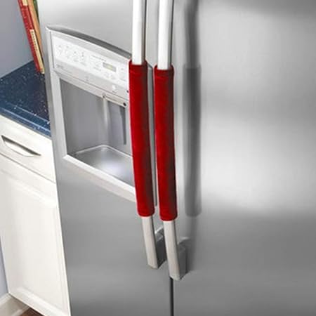 1 par de cobertores para manija de puerta de refrigerador ...