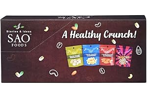 STORIES & IDEAS SAO FOODS SAO Foods Salted & Roasted Assorted Dry Fruits Mix - 4 oz | 10 Individual Packs of Trail Mix | Almonds, Cashews, Pistachios, and Magic Mix | A Good Food for Snacking Anytime Anywhere