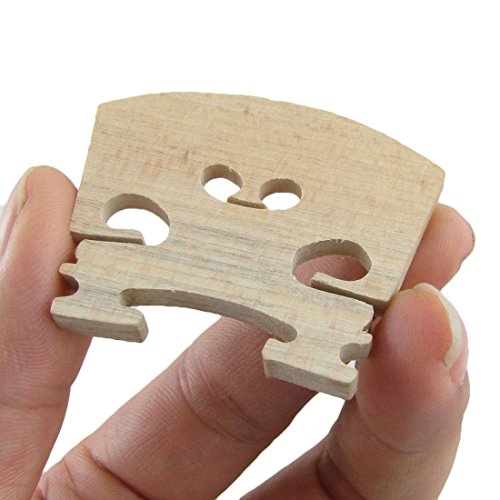 DealMux 4/4 Size Acoustic Violin Fiddle Replacement Wooden Bridge