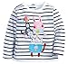 Fiream Girls' Cotton Crewneck Long Sleeve T-shirt(1109,2T)