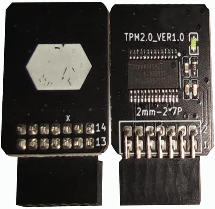 SHEAWA TPM 2.0 Module 2.0mm Space 14-1 Pin for ASUS Motherboard Chip DIY Updating