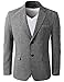 H2H Mens Cozy Fit Daily Linen Blazer for Work Gray US M/Asia XL (KMOBL0107)