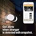 Litmor Floodlight Camera, Smart Outdoor Motion Sensor Light with Camera, 2K HD & 180° View, [32Gb Card Included], Two-Way Audio Talk and Siren Alarm, Waterproof Home Security Light, White