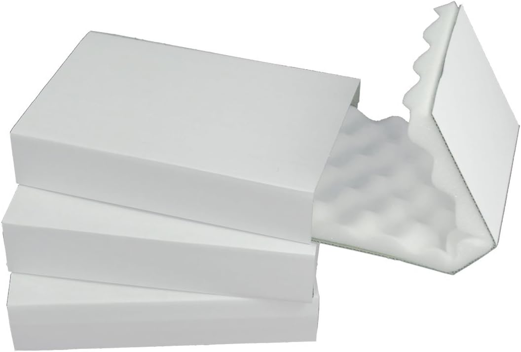 Triplast 11 x 7 x 2-Inch Medium Shell and Slide Packaging Foam Lined Insulated Protective Padded Box (Pack of 5)