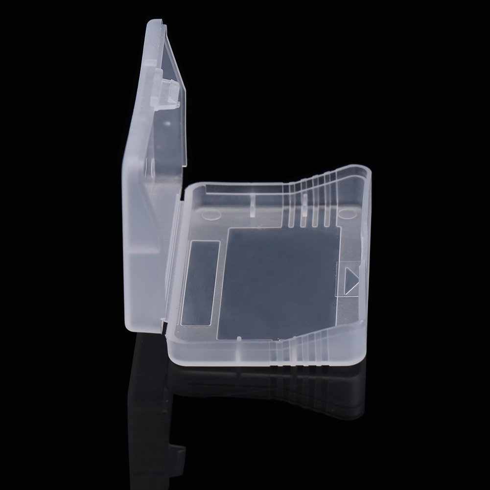 fosa 10pcs Transparent Anti Dust Cover Cartridge Game Case Box for GBA Protective Holder Storage Solution Box