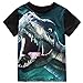 Toddler Boys T-Shirt Dinosaur Shirts Tees for Kids Short Sleeve Sport Pullover Active Graphic Shirt Tops Size 4