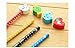 Yansanido 40 Pcs Colorful 7.28 Inch Length Random Cartoon Eraser Pencils, Cute Pencils for Office, School Supplies Students Children Gift (40)