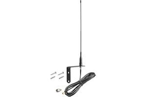 Extended Long Range 433Mhz 433.92MHz Flexible Whip Receiver Antenna for Remote GTO Mighty Mule LiftMaster Ghost Etc Smart Gate Door Opener Alarm System Signal Booster，Distance up to 500 ft+, Eifagur