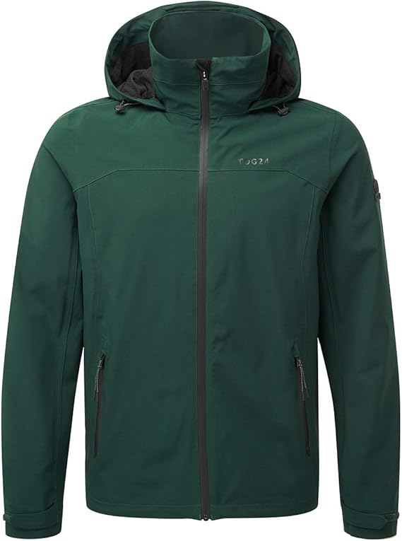 TOG 24 Sykes Mens Waterproof Jacket with Hood, Casual Style with High