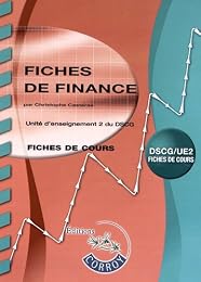 Fiches de finance