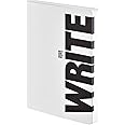 Nuuna Graphic L Write-Wrong Smooth Bonded Leather Notebook - White