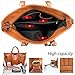 SiMYEER Women Casual Handbags Pu Leather Shoulder Bag Messenger Tote Bag Top Purse