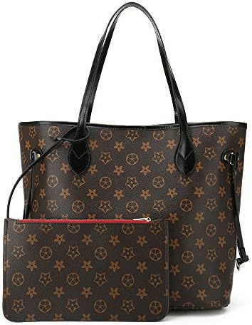 Womens Tote Bags Soft Leather Large Capacity Shoulder Bags Work Laptop for Ladies Handbags Designer Purses Set