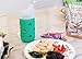 JarJackets Silicone Mason Jar Protector Sleeve + Sippy Lid - Fits 12oz Jelly Jars | Package of 2 (grasshopper)