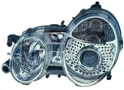 For w208,97 – 02 Clear Glass & Chrome – D2S/H7 (incl) + Motor for LWR