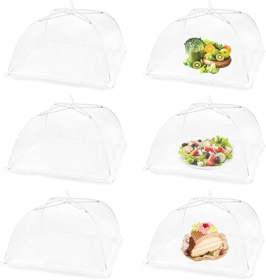 Mesh Food Covers Outdoor Masonda PopUp Food Tents(6 Pack