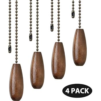Lighting Accessories Brown And Wood Color Ceiling Fan Chain Pulls