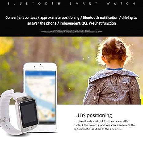 VCB Smart Watch Dz09 Gold Silver Smartwatch para iOS para Android ...