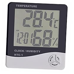 FUNOMOCYA LCD Digital Hygrometer Thermometer for
