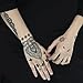 GIFT!!Tastto 6 Sheets Body Paints Temporary Tattoos Black Lace Stickers for Girls and Women with GIFT