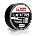 XFasten Pro Black Gaffers Tape 2 Inch X 30 Yards, Multipurpose No Residue Black Tape, Non-Reflective, Tear By Hand Black Cloth Tape, Use As Floor Tape For Electrical Cords, Photography Black Gaff Tape