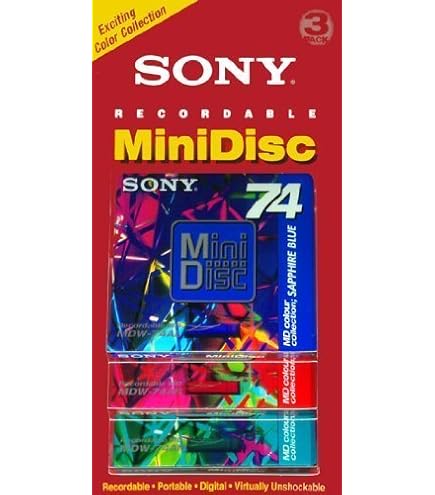 Amazon.com: SONY MD80 Minidisc 80 Minute MDW80T : Electronics