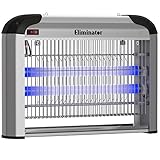 Eliminator Electric Fly Zapper Trap and Bug Zapper Killer Catcher – Protects 5,000 Sq. Ft. / Exterminates All Insects Bug Pests - Electronic Pest Control For Residential and Commercial Use [UPGRADED]