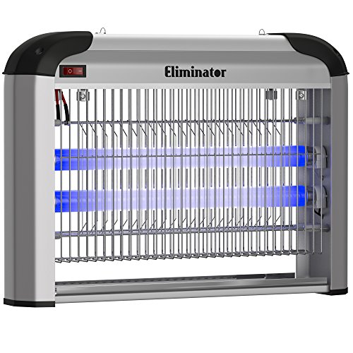 Eliminator Electric Fly Zapper Trap and Bug Zapper Killer Catcher – Protects 5,000 Sq. Ft. / Exterminates All Insects Bug Pests - Electronic Pest Control For Residential and Commercial Use [UPGRADED]
