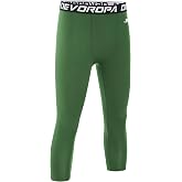 DEVOROPA Boys Leggings Youth Compression Pants Sports Tights Basketball Football Baseball Soccer Baselayer Slim/Regular/Husky