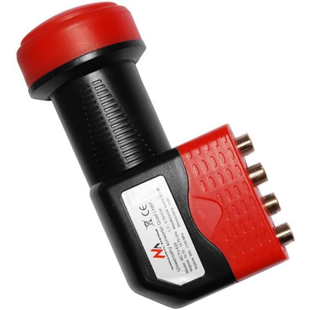 Maclean MCTV-629 Quality Satellite LNB LMB quad 4-way Sky HD Freesat Cable Multiroom