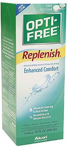 Opti-free Replenish Multi-purpose Disinfecting Solution, 10 Ounce