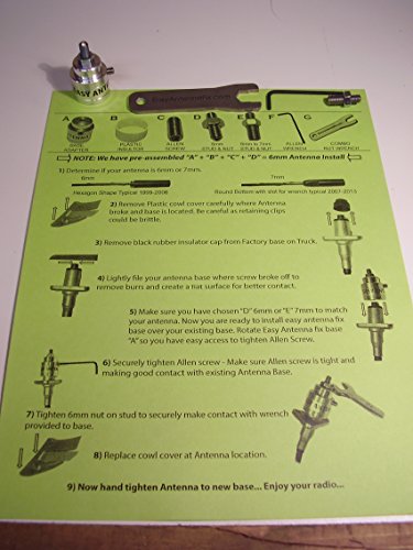 Antenna and Easy Antenna Fix for Chevy, GMC Trucks and Cadillac Escalade SUVs