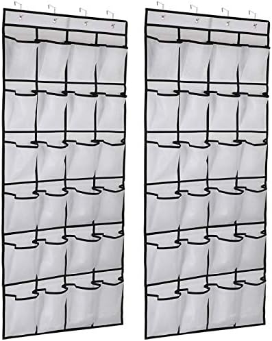 Kootek 2 Pack Over The Door Shoe Organizers