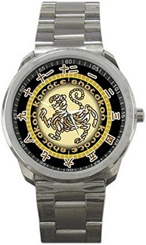 STD005 Shotokan Karate Gold Tiger Logo Japanese Numeric Watch