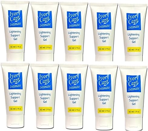 (Pack of 10) Ivory Caps Intimate Lightening Support Gel