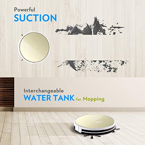 iView WiFi Smart Robot Vacuum Cleaner Works with Alexa, Google Assistant, Cleaning Robot with Sweep & Mop for Hard Floor & Short Carpet, Free APP, Control from Anywhere, (Certified Refurbished) - Thumbnail 4